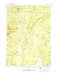 Download a high-resolution, GPS-compatible USGS topo map for Chemult, OR (1955 edition)