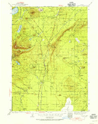 Download a high-resolution, GPS-compatible USGS topo map for Chemult, OR (1955 edition)