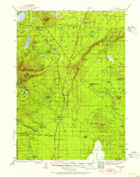 Download a high-resolution, GPS-compatible USGS topo map for Chemult, OR (1954 edition)