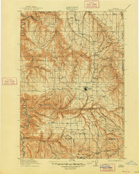 1916 Map of Condon, 1948 Print