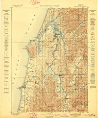1898 Map of Coos Bay