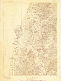 1896 Map of Coos Bay