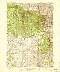 1936 Map of Dayville