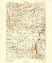 1934 Map of Dufur