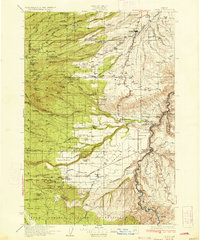 1934 Map of Dufur, OR
