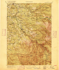 1916 Map of Estacada