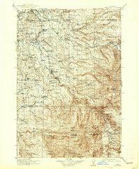1916 Map of Boring, OR, 1938 Print