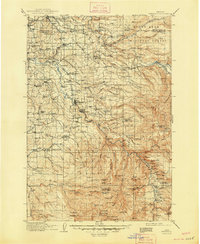 preview thumbnail of historical topo map of Estacada, OR in 1916