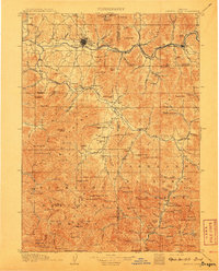 1908 Map of Grants Pass
