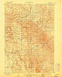 preview thumbnail of historical topo map of Baker County, OR in 1908