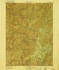 1918 Map of Kerby