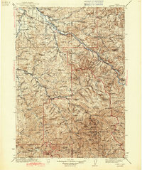 Download a high-resolution, GPS-compatible USGS topo map for Lowell, OR (1942 edition)