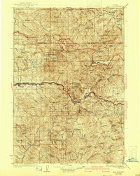 Download a high-resolution, GPS-compatible USGS topo map for Mill City, OR (1941 edition)