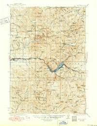 Download a high-resolution, GPS-compatible USGS topo map for Mill City, OR (1950 edition)