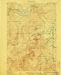 Download a high-resolution, GPS-compatible USGS topo map for Mitchell Butte, OR (1906 edition)