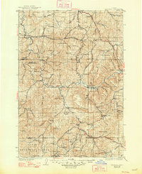 1926 Map of Mitchell, 1948 Print