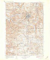 1927 Map of Mount Hood