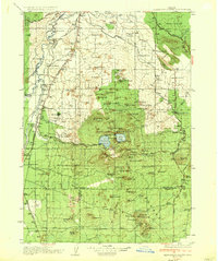 Download a high-resolution, GPS-compatible USGS topo map for Newberry Crater, OR (1935 edition)