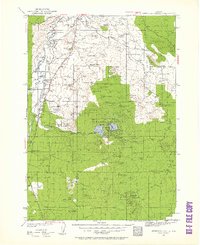 Download a high-resolution, GPS-compatible USGS topo map for Newberry Crater, OR (1960 edition)
