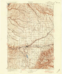 1935 Map of Adams, OR