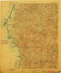 1903 Map of Curry County, OR