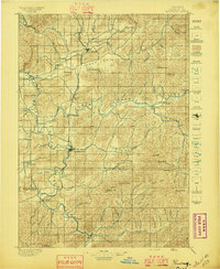 1897 Map of Roseburg