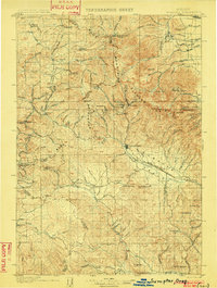 1901 Map of Sumpter