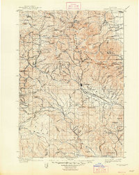 1901 Map of Sumpter, 1948 Print