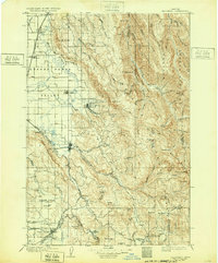 1906 Map of Telocaset, 1932 Print
