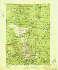 Download a high-resolution, GPS-compatible USGS topo map for Three Sisters, OR (1932 edition)