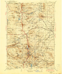 Download a high-resolution, GPS-compatible USGS topo map for Three Sisters, OR (1941 edition)