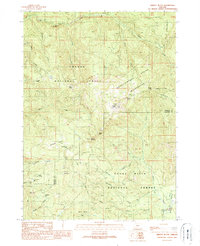 Download a high-resolution, GPS-compatible USGS topo map for Abbott Butte, OR (1990 edition)