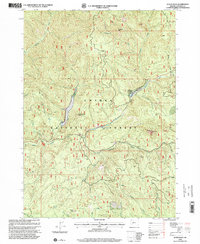 Download a high-resolution, GPS-compatible USGS topo map for Acker Rock, OR (2000 edition)