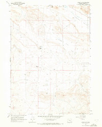 Download a high-resolution, GPS-compatible USGS topo map for Adobe Flat, OR (1972 edition)