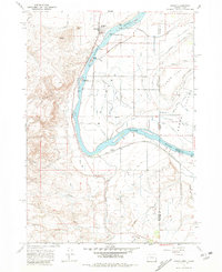 1967 Map of Adrian, OR, 1981 Print