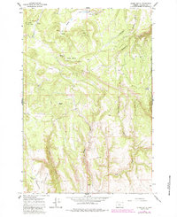 Download a high-resolution, GPS-compatible USGS topo map for Akers Butte, OR (1985 edition)