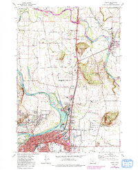 Download a high-resolution, GPS-compatible USGS topo map for Albany, OR (1991 edition)