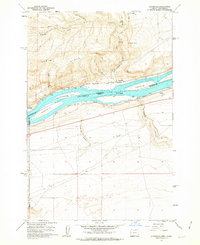 Download a high-resolution, GPS-compatible USGS topo map for Alderdale, OR (1963 edition)