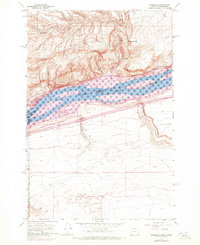 Download a high-resolution, GPS-compatible USGS topo map for Alderdale, OR (1972 edition)