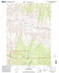 Download a high-resolution, GPS-compatible USGS topo map for Aldrich Mountain North, OR (2000 edition)