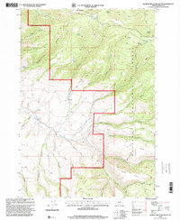 Download a high-resolution, GPS-compatible USGS topo map for Aldrich Mountain South, OR (2000 edition)