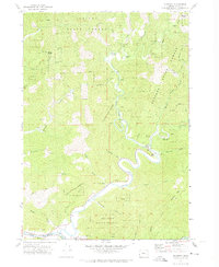 Download a high-resolution, GPS-compatible USGS topo map for Allegany, OR (1973 edition)