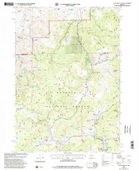 Download a high-resolution, GPS-compatible USGS topo map for Alsup Mountain, OR (2002 edition)