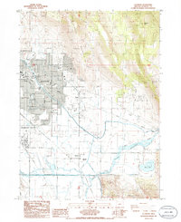 Download a high-resolution, GPS-compatible USGS topo map for Altamont, OR (1986 edition)