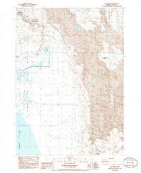 Download a high-resolution, GPS-compatible USGS topo map for Ana River, OR (1986 edition)