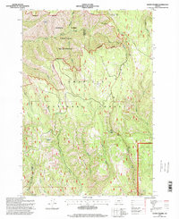Download a high-resolution, GPS-compatible USGS topo map for Andies Prairie, OR (1998 edition)