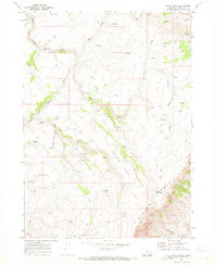 Download a high-resolution, GPS-compatible USGS topo map for Ankle Creek, OR (1972 edition)