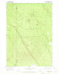 Download a high-resolution, GPS-compatible USGS topo map for Antelope Mtn, OR (1971 edition)