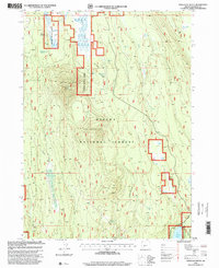 Download a high-resolution, GPS-compatible USGS topo map for Applegate Butte, OR (2000 edition)