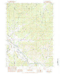 Download a high-resolution, GPS-compatible USGS topo map for Applegate, OR (1983 edition)